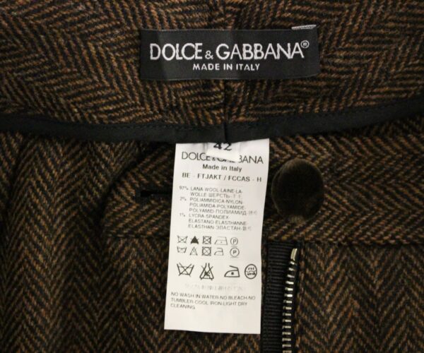 Dolce & Gabbana Brown wool shorts pants • Fashion Brands Outlet
