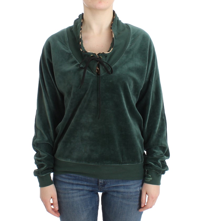 Green velvet clearance sweater