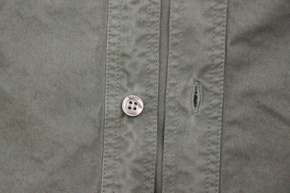 GF Ferre Green Button Front Cotton Casual Shirt • Top Fashion Brands