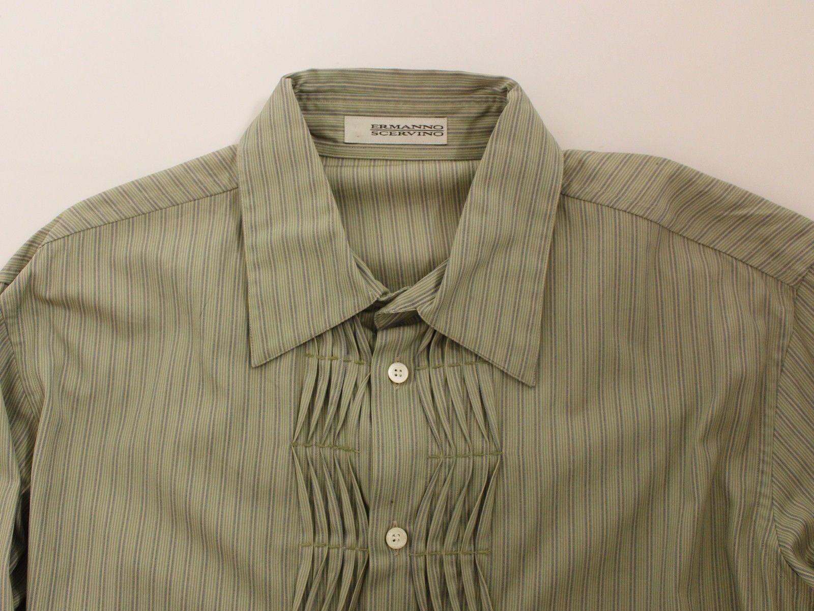 Mens Clothing Shirts Casual shirts and button-up shirts Ermanno Scervino Cotton Shirt in Green for Men 