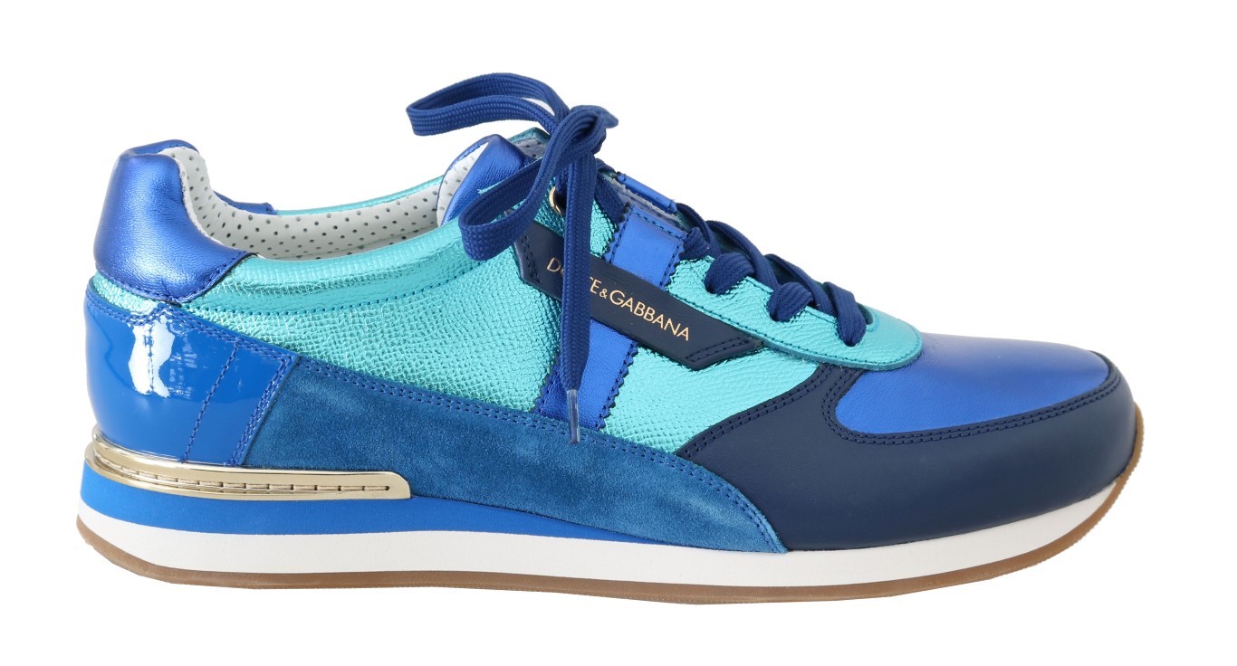 dolce & gabbana blue sneakers