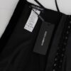 Dolce & Gabbana Elegant Black Floral Brocade Corset Belt - Image 9