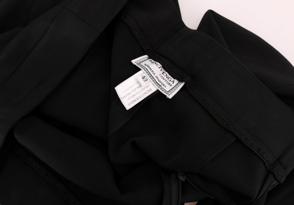 BENCIVENGA Black Cotton Stretch Capri Dress Pants • Fashion Brands Outlet
