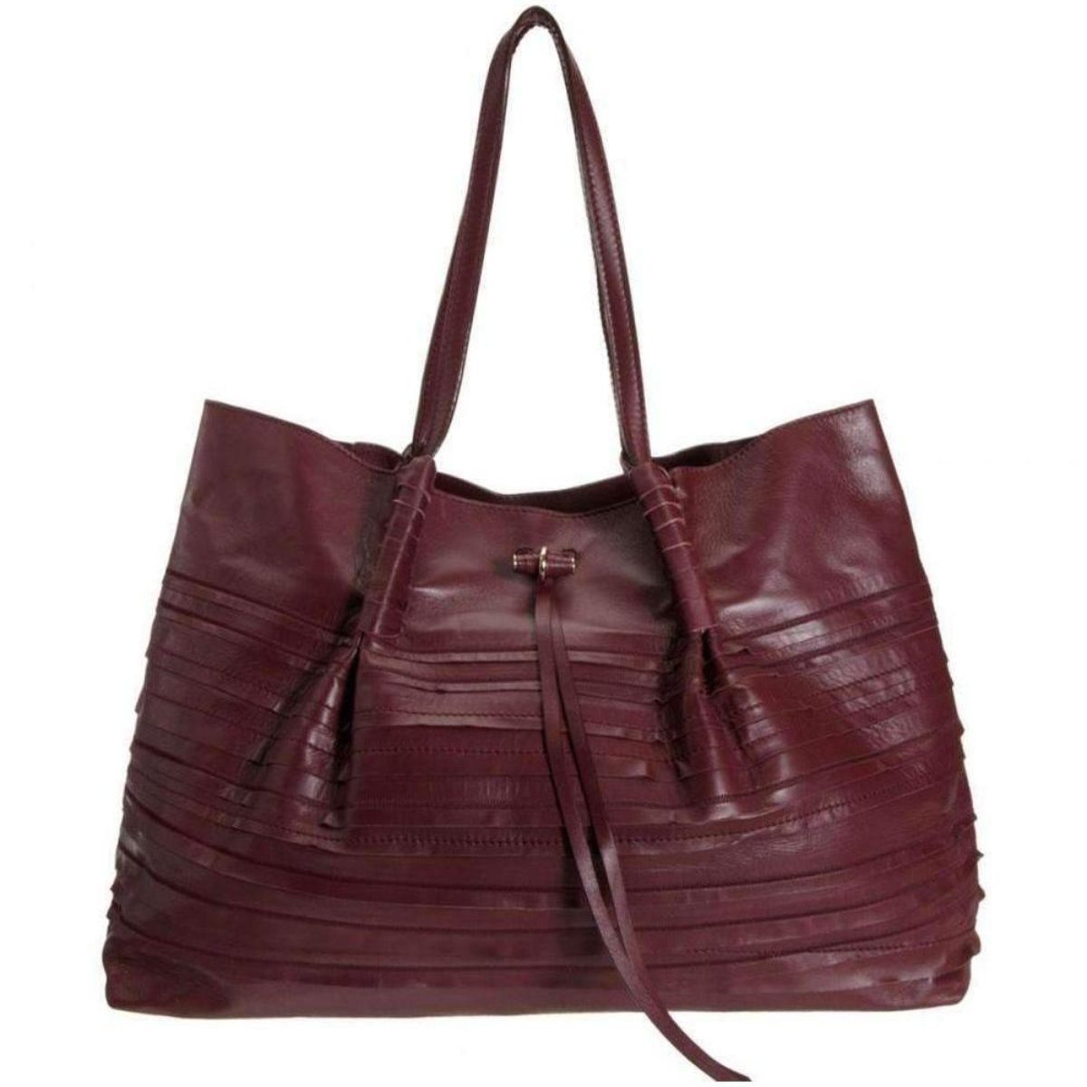 maroon shoulder bag