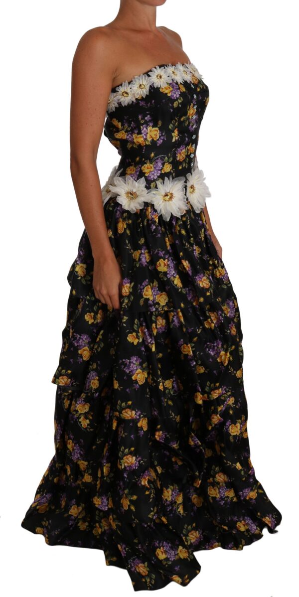 632986 Black Sartoria Ball Floral Rose Crystal Dress 4.jpg