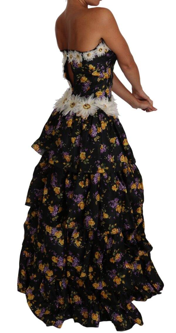 632986 Black Sartoria Ball Floral Rose Crystal Dress 5.jpg