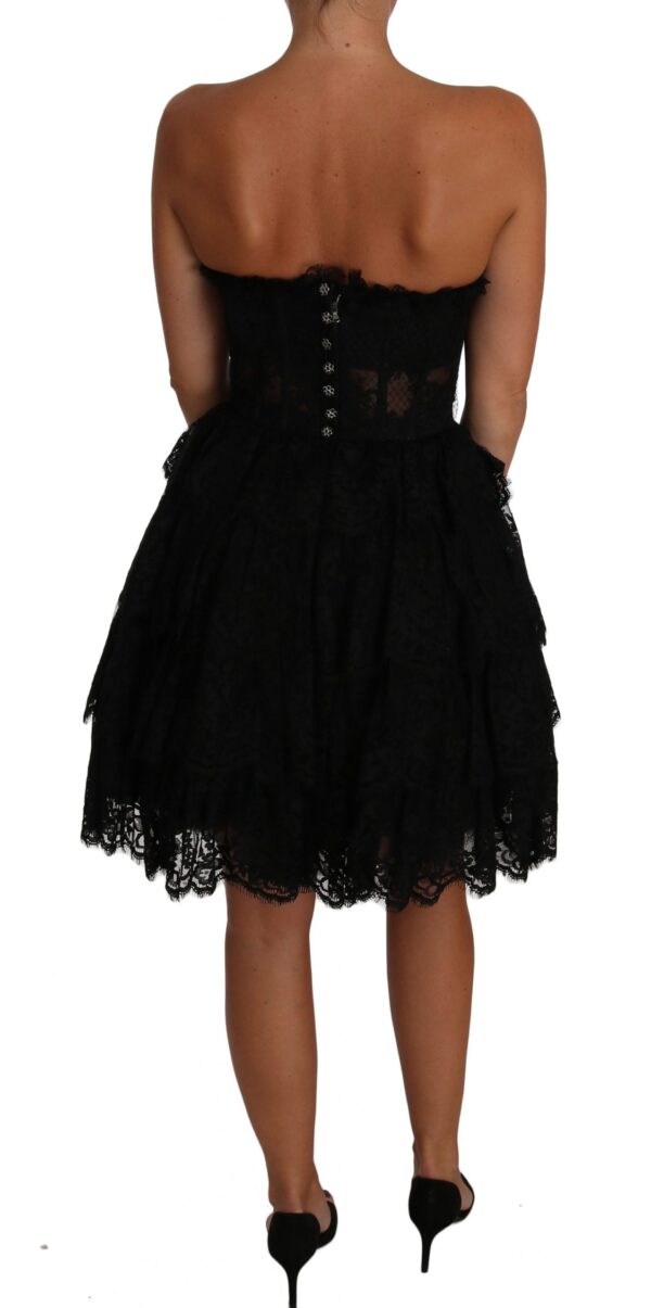 637894 Black Floral Lace Ball Mini Ruffle Dress 2 1.jpg
