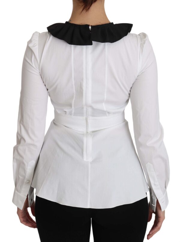 650140 White Collar Cotton Longsleeve Blouse Top 1.jpg
