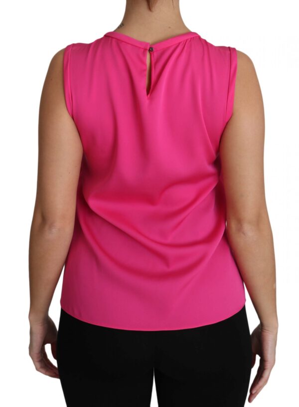 651171 Pink Family Silk Tank Mama Blouse Top Shirt 5.jpg