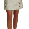 657078 Gold Brocade Crystal Jaquard Mini Skirt.jpg