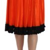 657694 Orange High Waist Knee Length Skirt.jpg