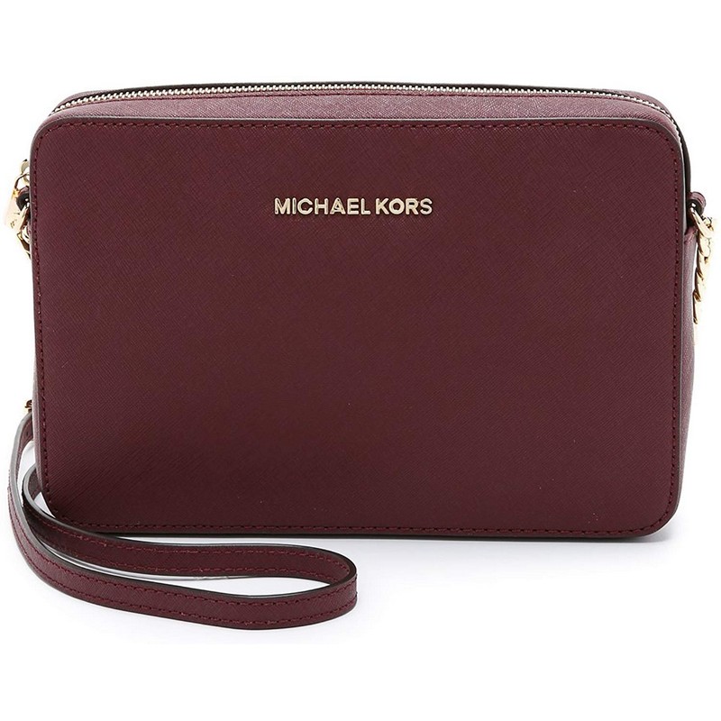 michael kors jet set crossbody red