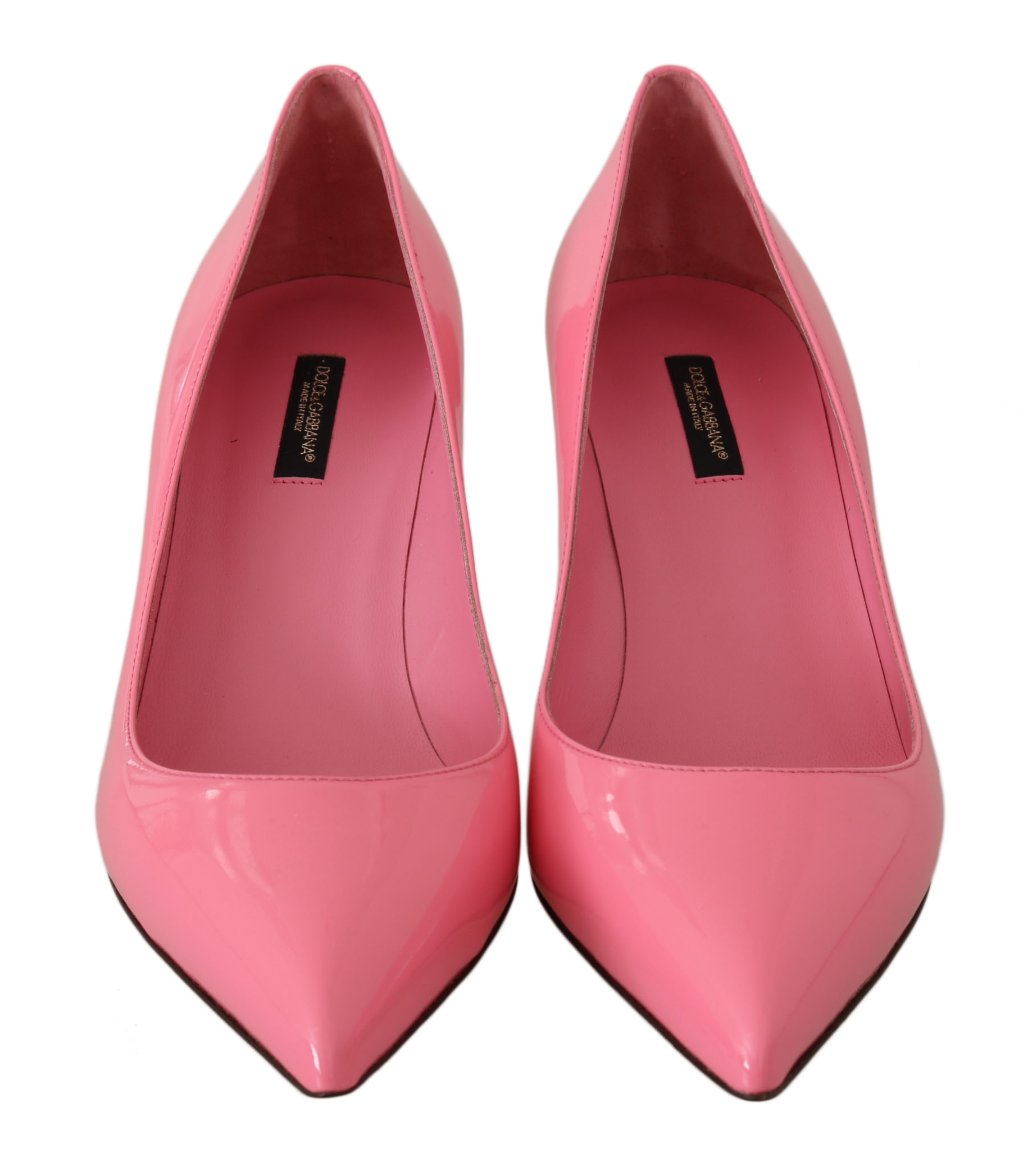 pink patent heels