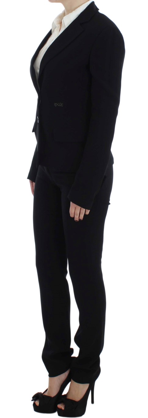 Womens Clothing Suits Exte Synthetic Two Button Suit Black Sig30907 Save 22% 