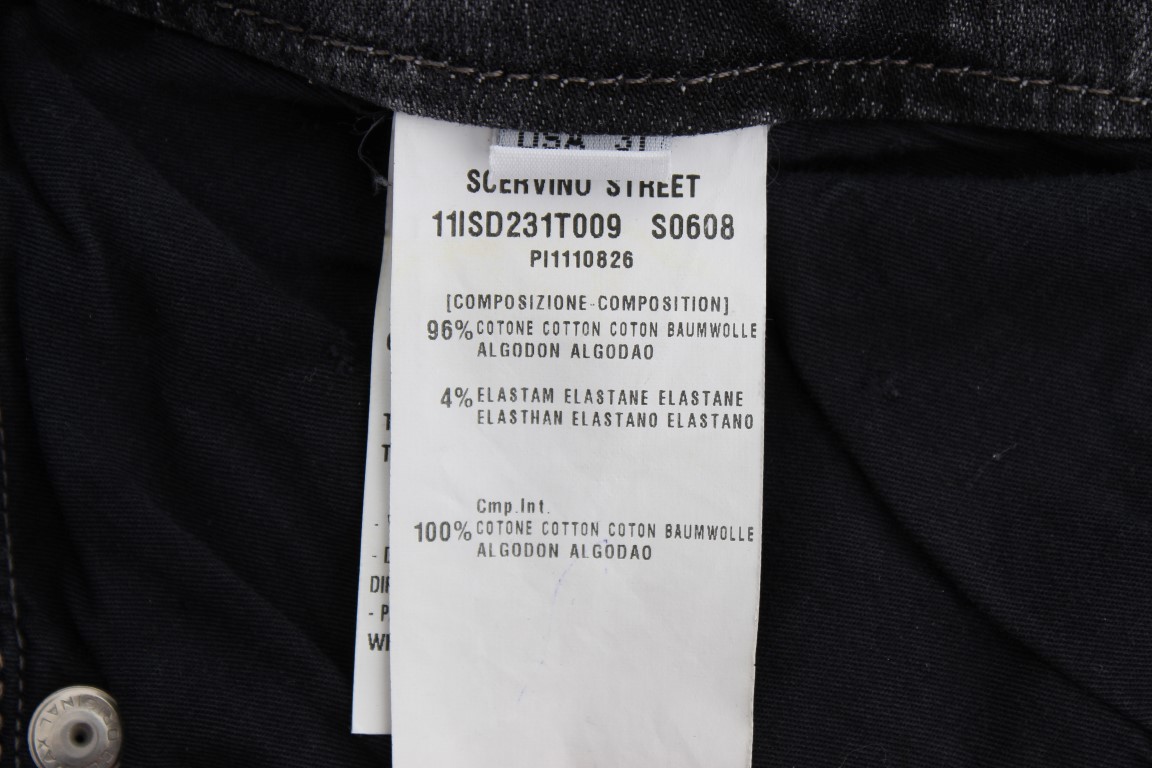 Ermanno Scervino Gray Wash Cotton Blend Stretch Jeans • Fashion Brands ...