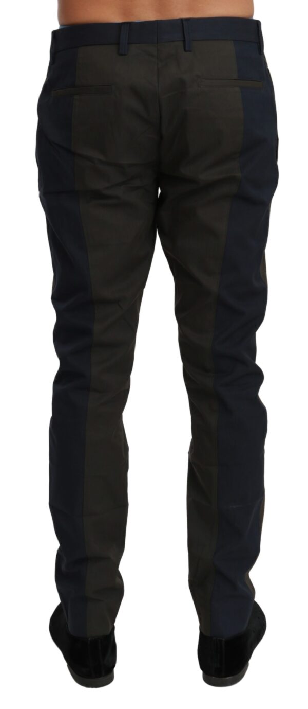 Elegant Slim Fit Striped Casual Pants - Image 3