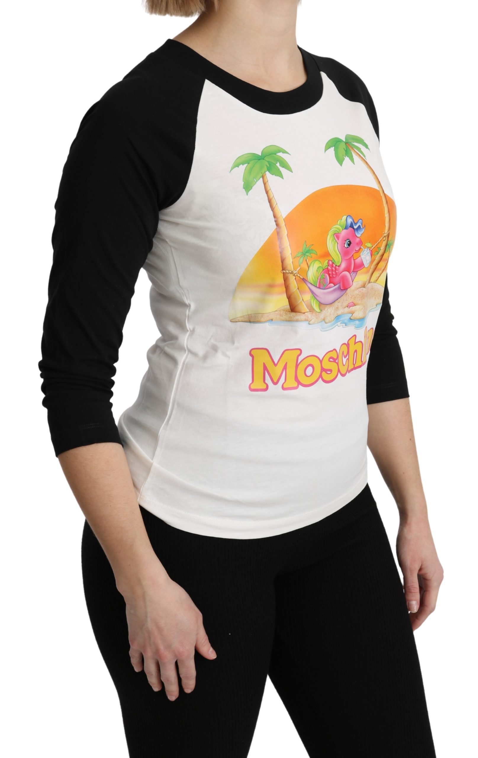 Moschino White Cotton T-shirt My Little Pony Top Tshirt • Fashion 