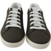 Dolce & Gabbana Sleek White Leather Low Top Sneakers - Image 4