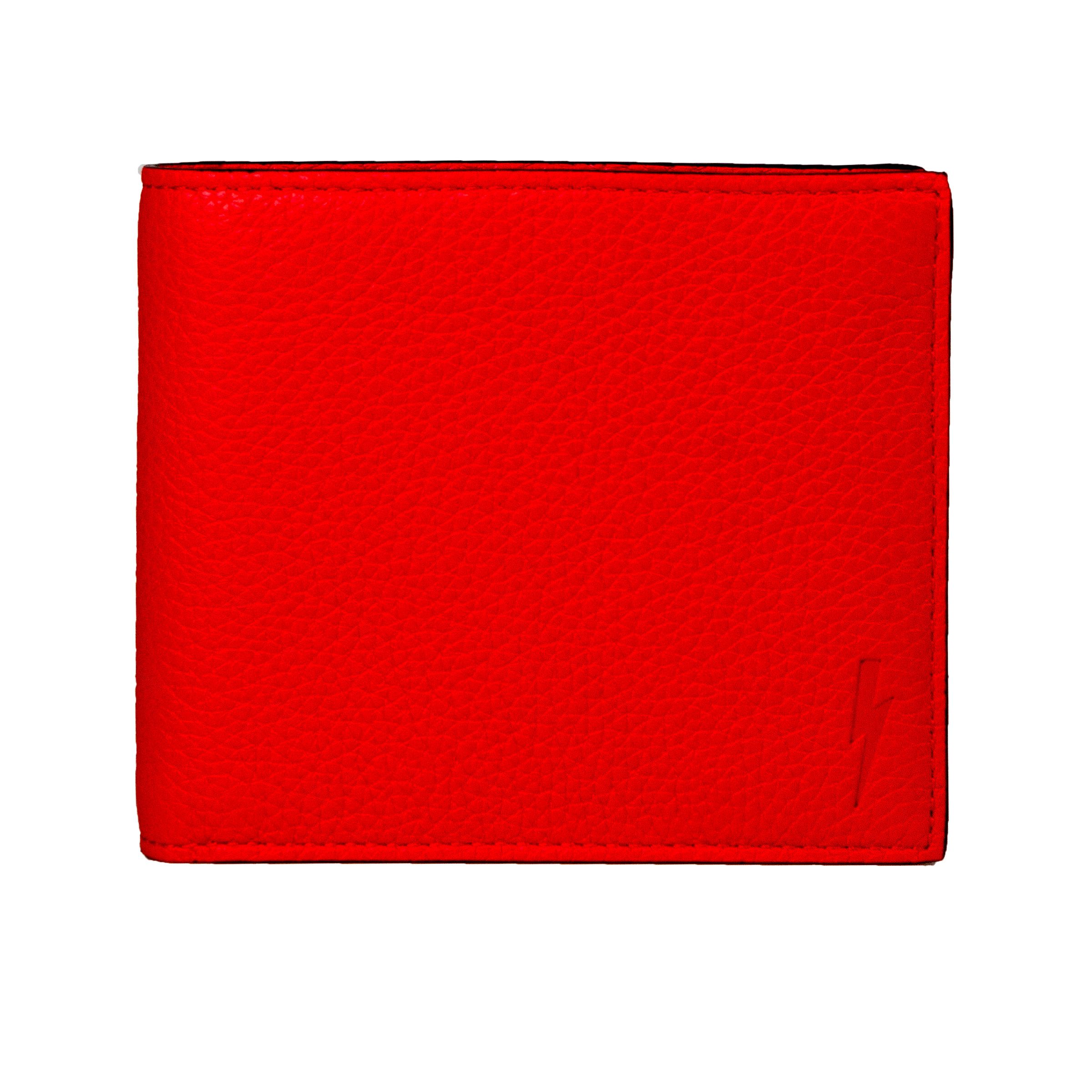Neil Barrett Red Leather Wallet • Fashion Brands Outlet