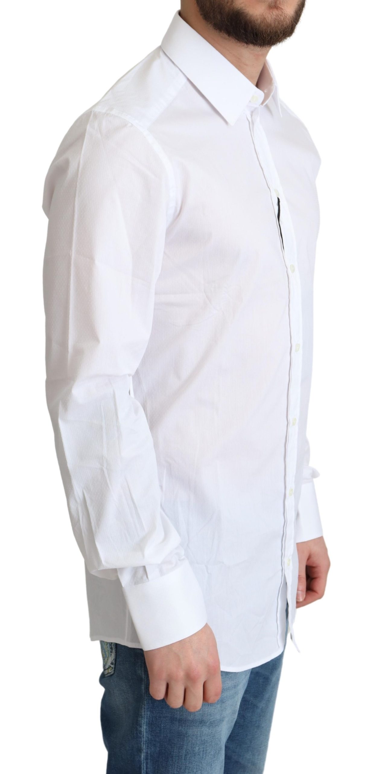 Mens Clothing Shirts Formal shirts Dolce & Gabbana Cotton Dress Formal Shirt in White for Men 