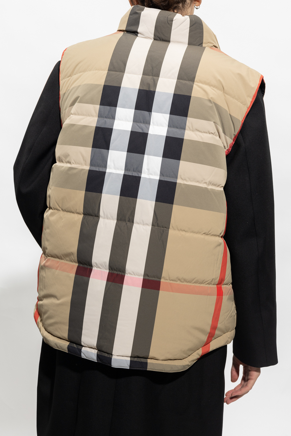 Burberry Beige Polyamide and Feathers Vest • Fashion Brands Outlet