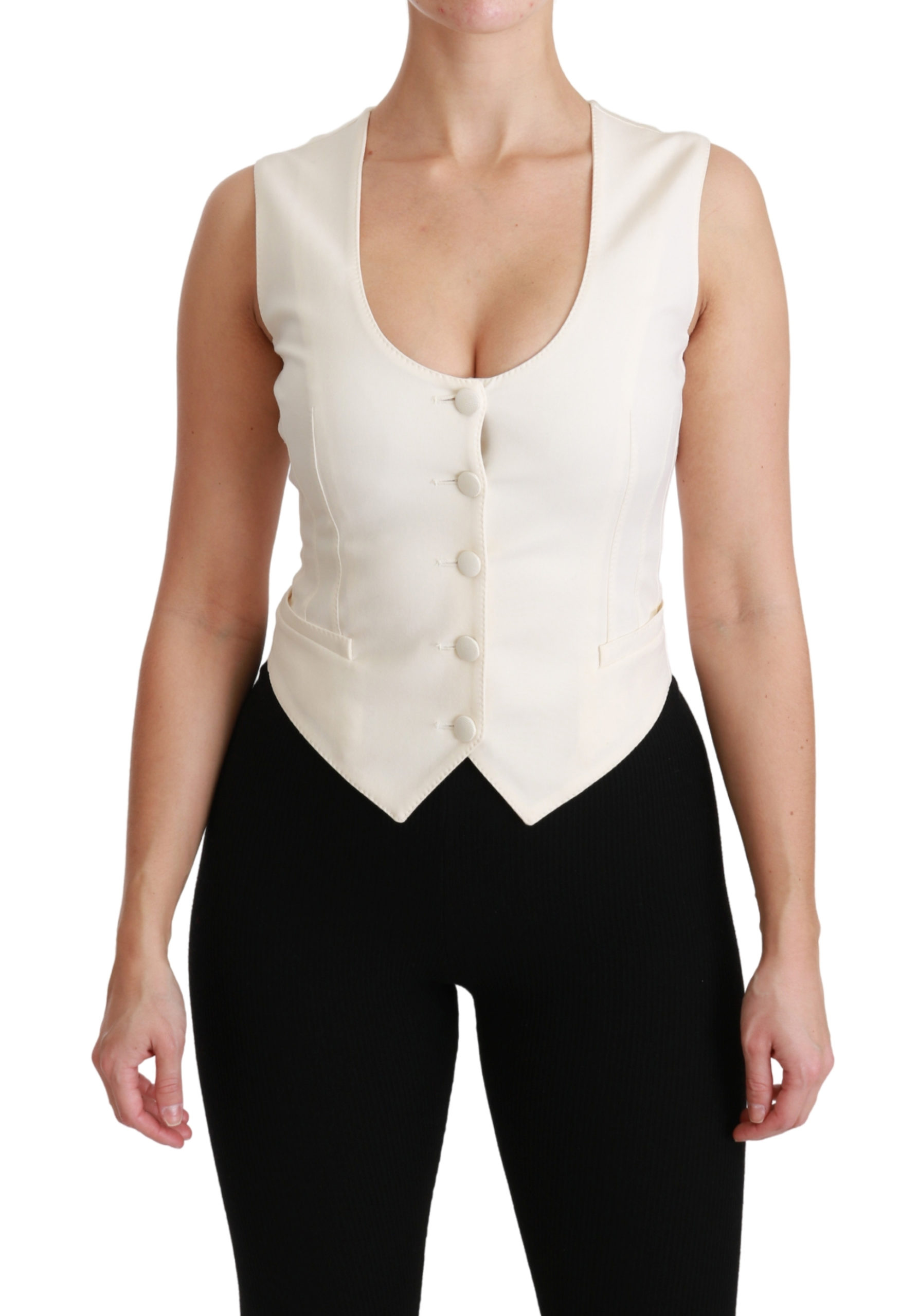 Dolce & Sleeveless Waistcoat Vest Wool • Fashion Brands Outlet