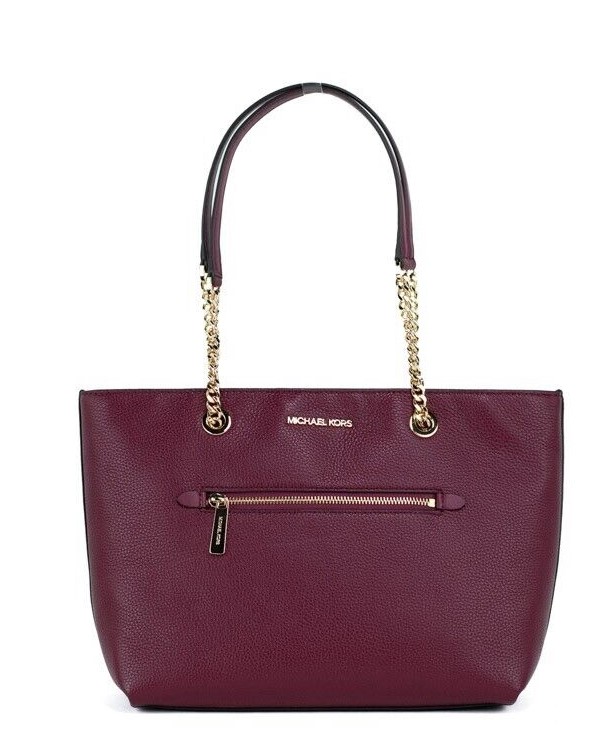 kors Set Medium Mulberry Leather Zip Chain Tote Bag Handbag • Fashion Brands