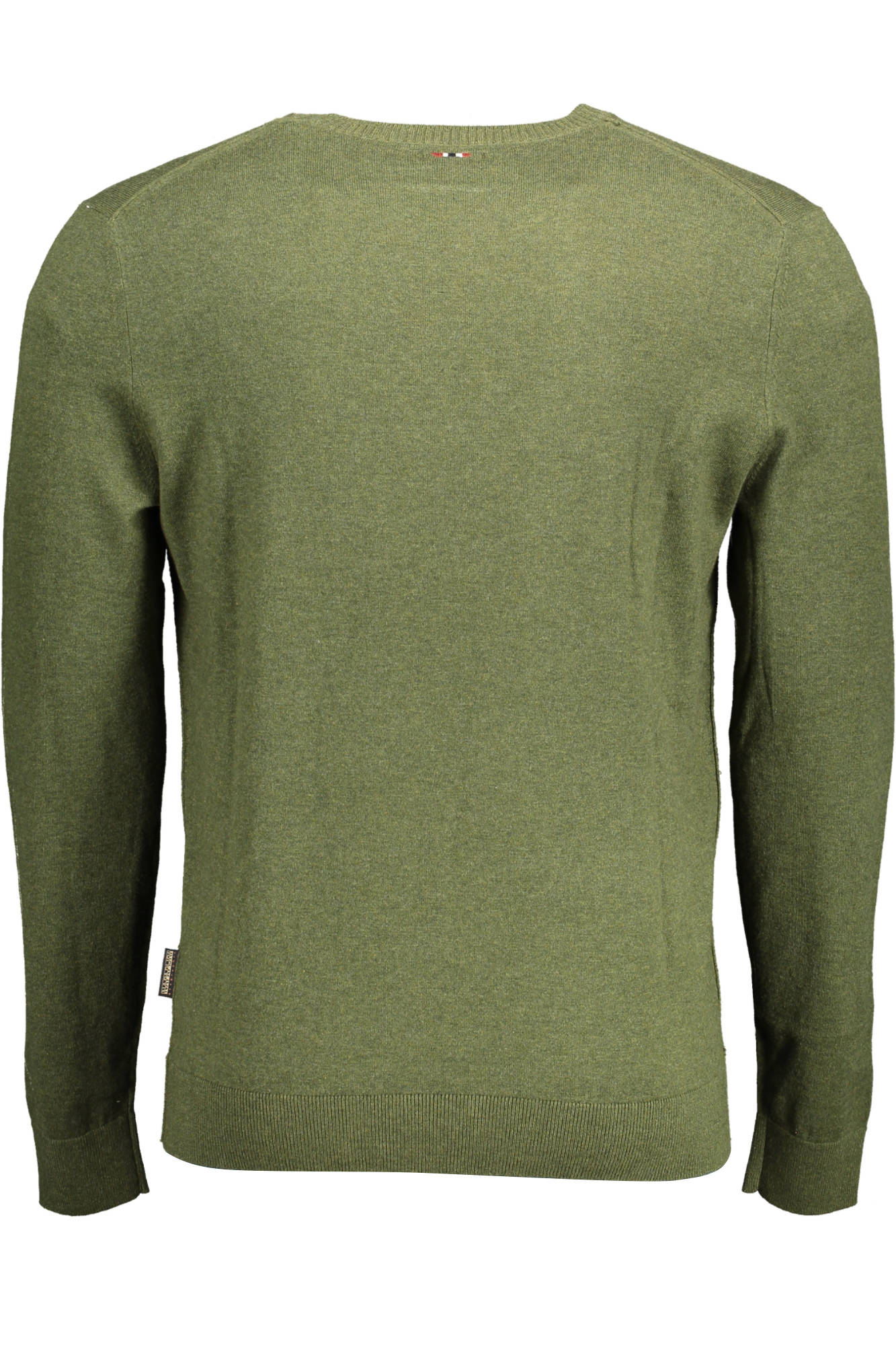 De lucht schetsen Shilling Napapijri Green Cotton Sweater • Fashion Brands Outlet