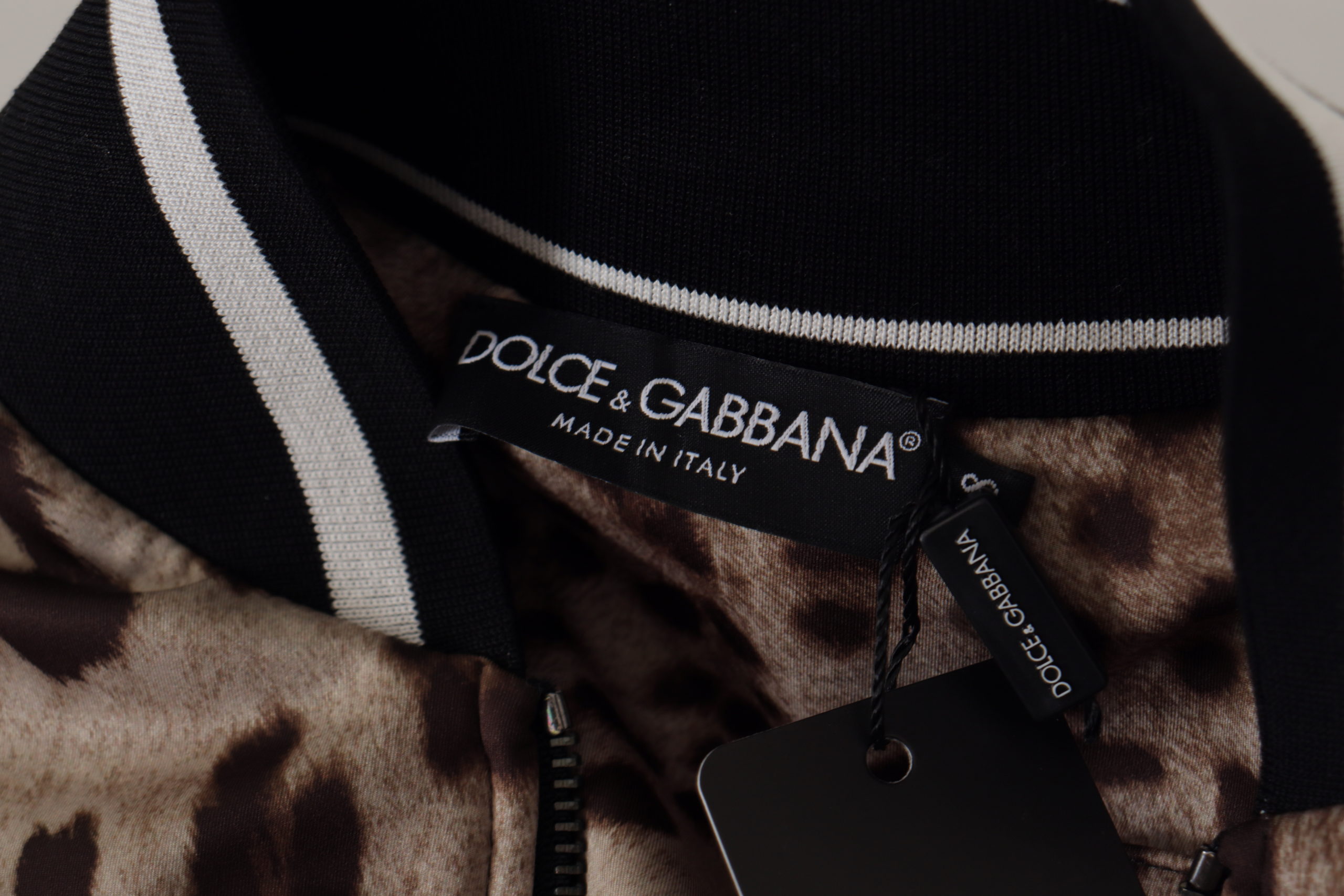 Dolce & Gabbana - Tiger-Print Bomber Jacket - Men - Polyester/Nylon - 42 - Black