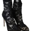 Dolce & Gabbana Black Lace Taormina Pumps Elegance Unleashed - Image 6
