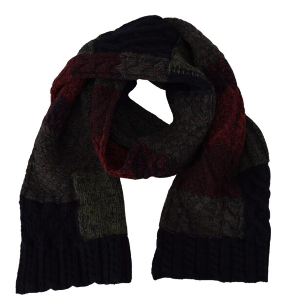 Elegant Wool-Cashmere Men's Scarf - Image 3