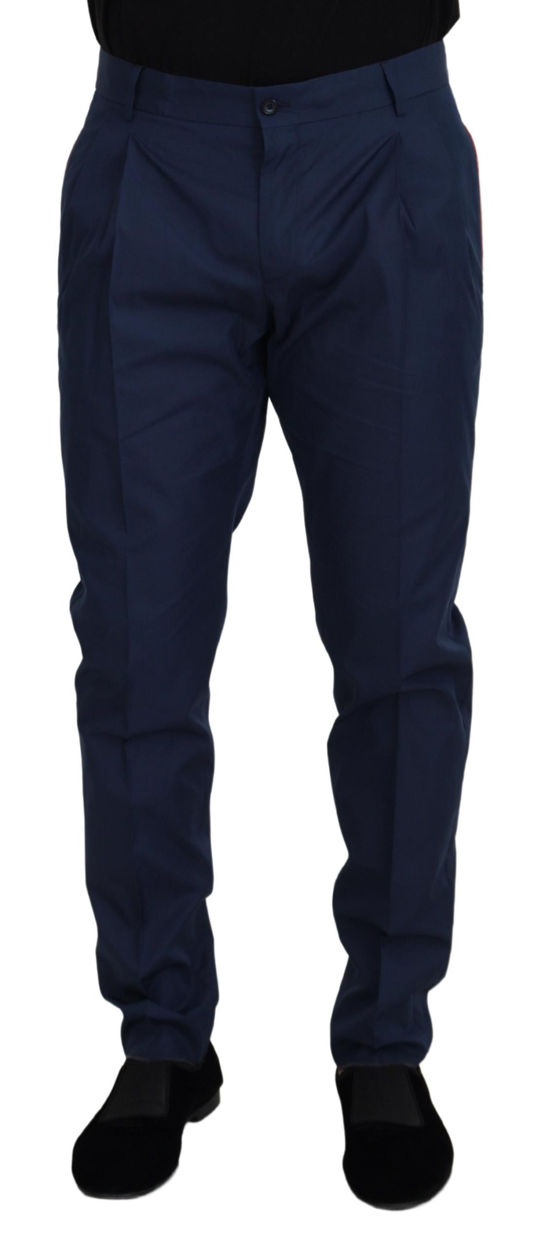 Mens Navy Blue Trousers - T The Brand | Tea & Tailoring