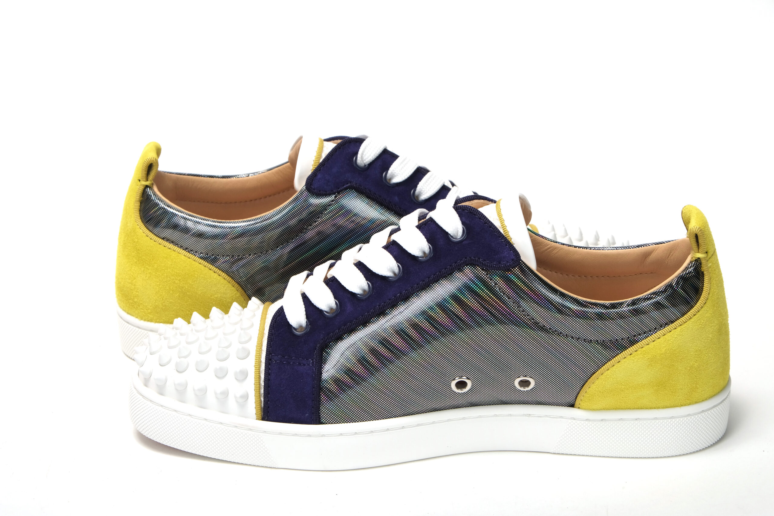 Louis Junior Spikes Sneakers in Multicoloured - Christian Louboutin