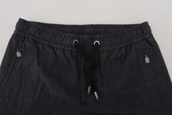 Dolce & Gabbana Elegant Tapered Blue Denim Pants - Image 5