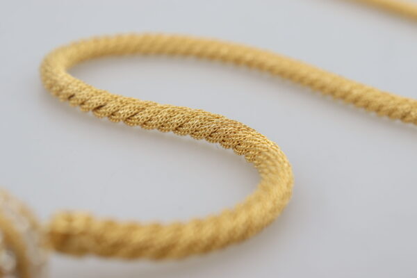 Dolce & Gabbana Elegant Gold Brass Pearl Statement Necklace - Image 8