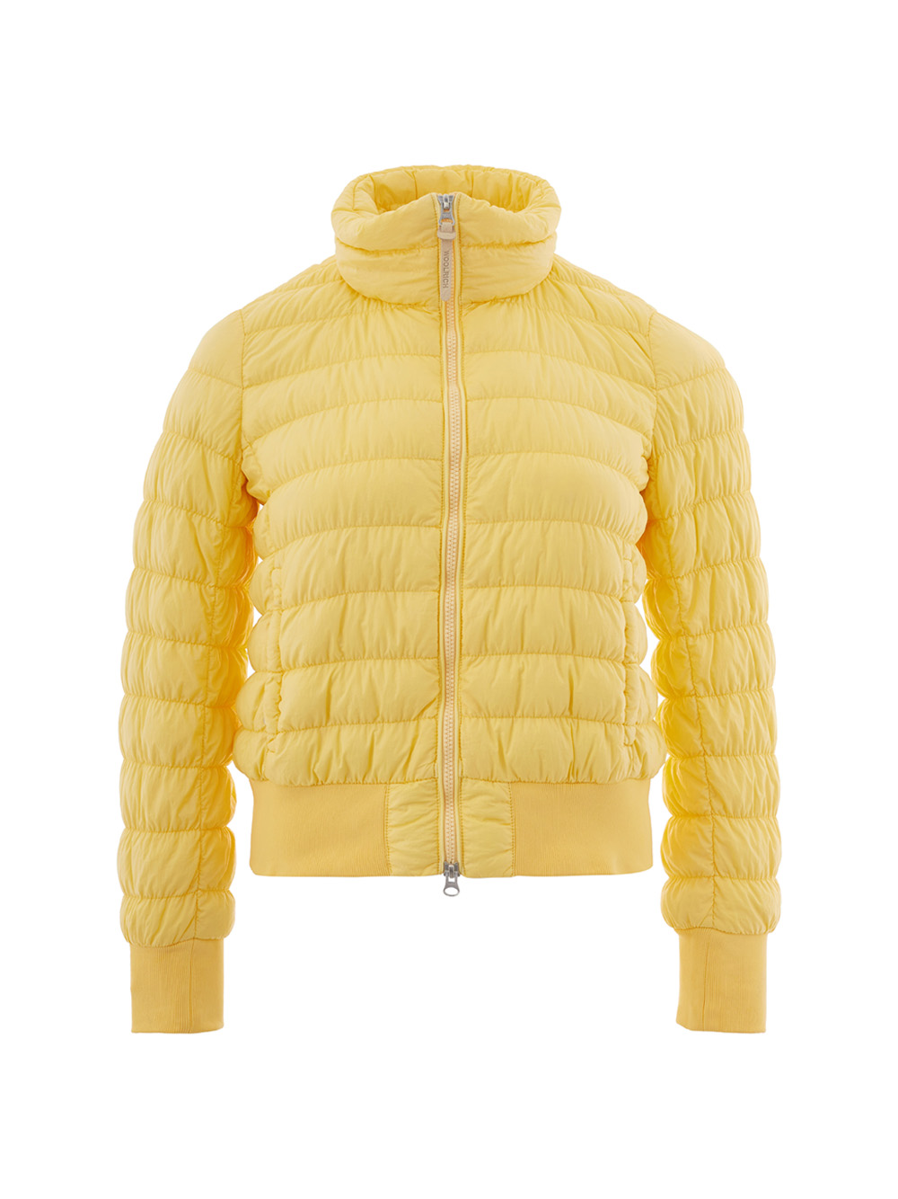 Woolrich Yellow Quilted Bomber Jacket • Fashion Brands Outlet