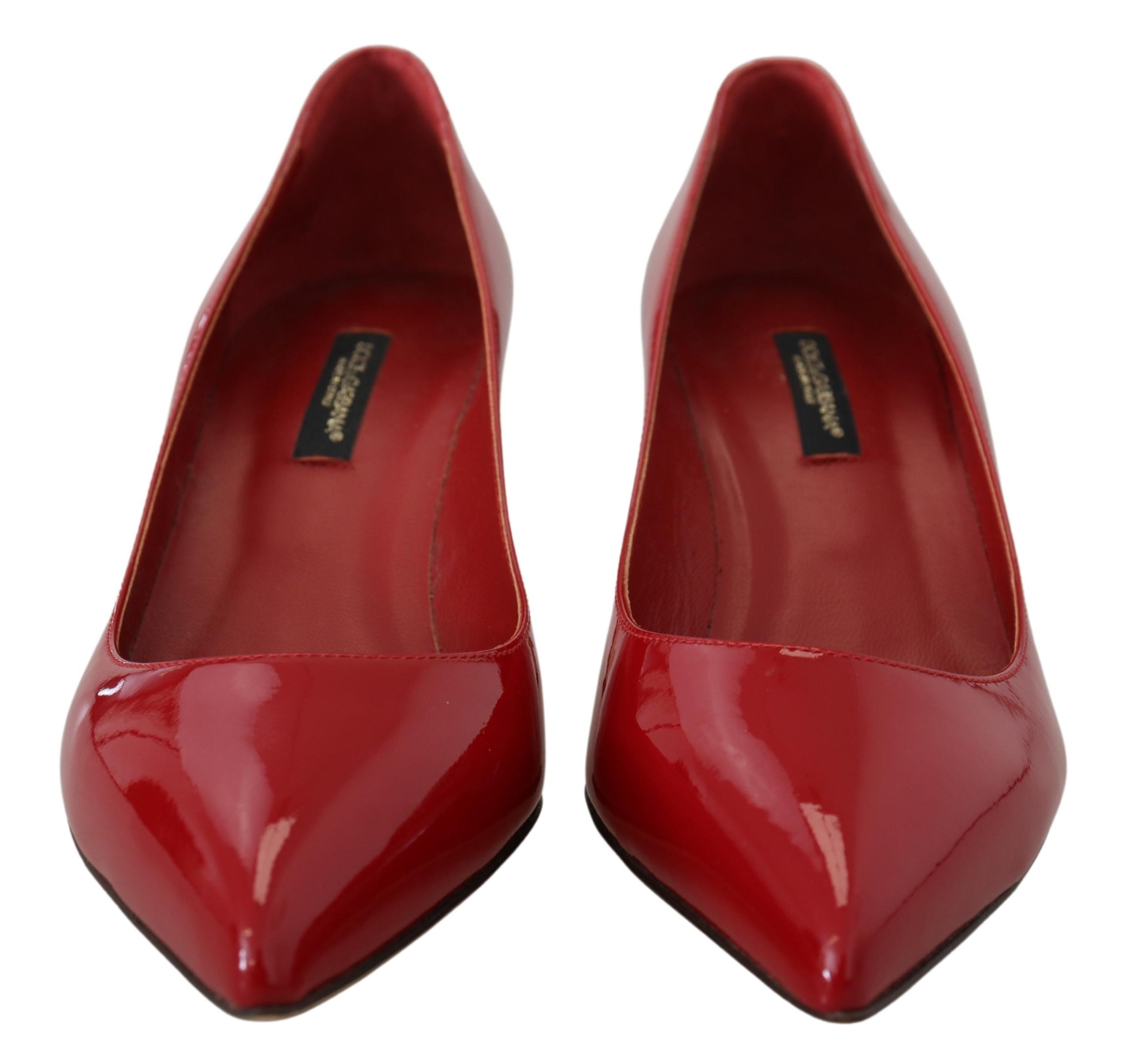 Patent leather heels Louis Vuitton Red size 37.5 EU in Patent