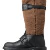 Dolce & Gabbana Black Shearling Leather Long Boots - Image 2