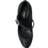 Dolce & Gabbana Chic Black Brocade Mary Janes Pumps - Image 8
