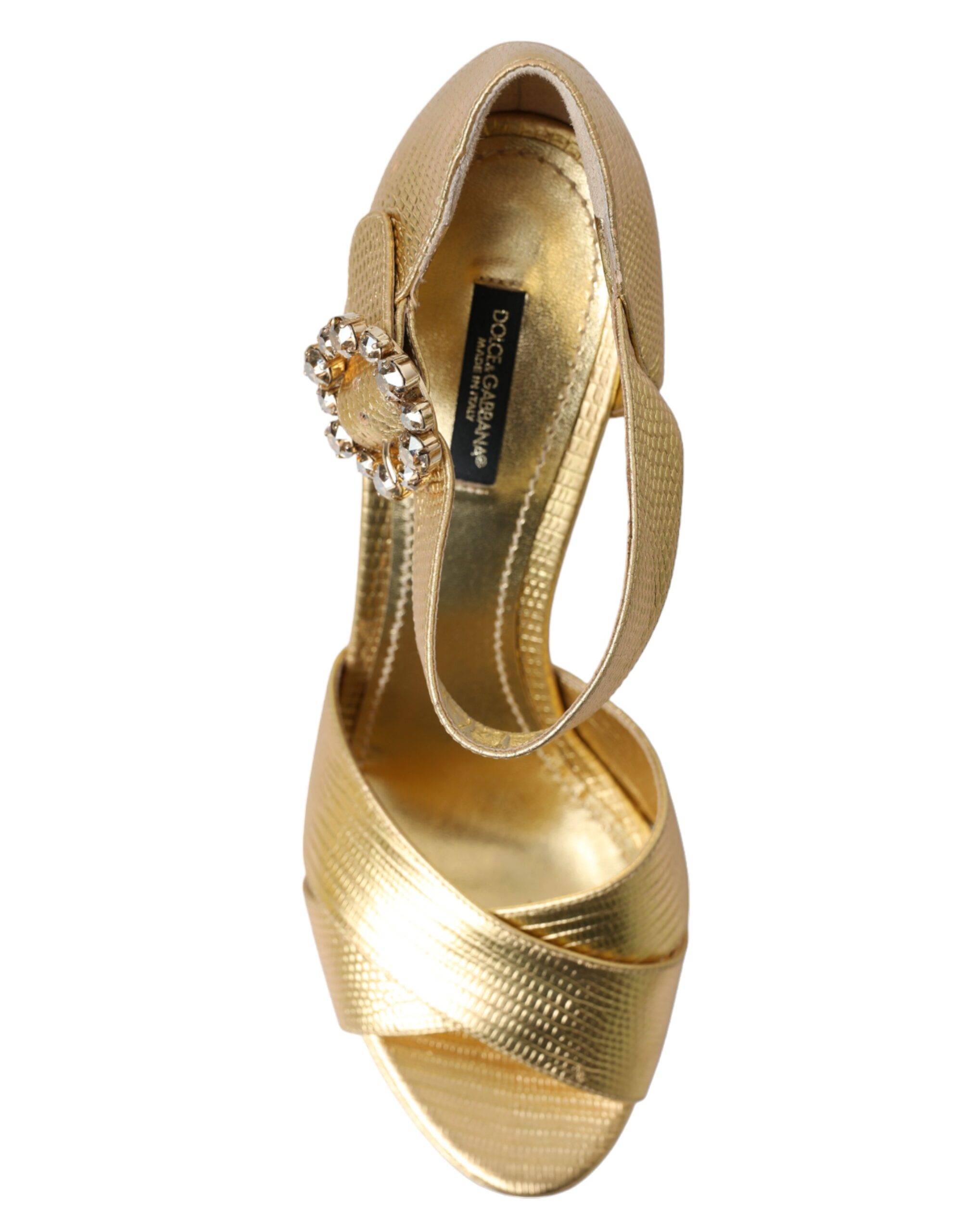 Dolce & Gabbana Womens Oro Embellished Dress Heels - Walmart.com