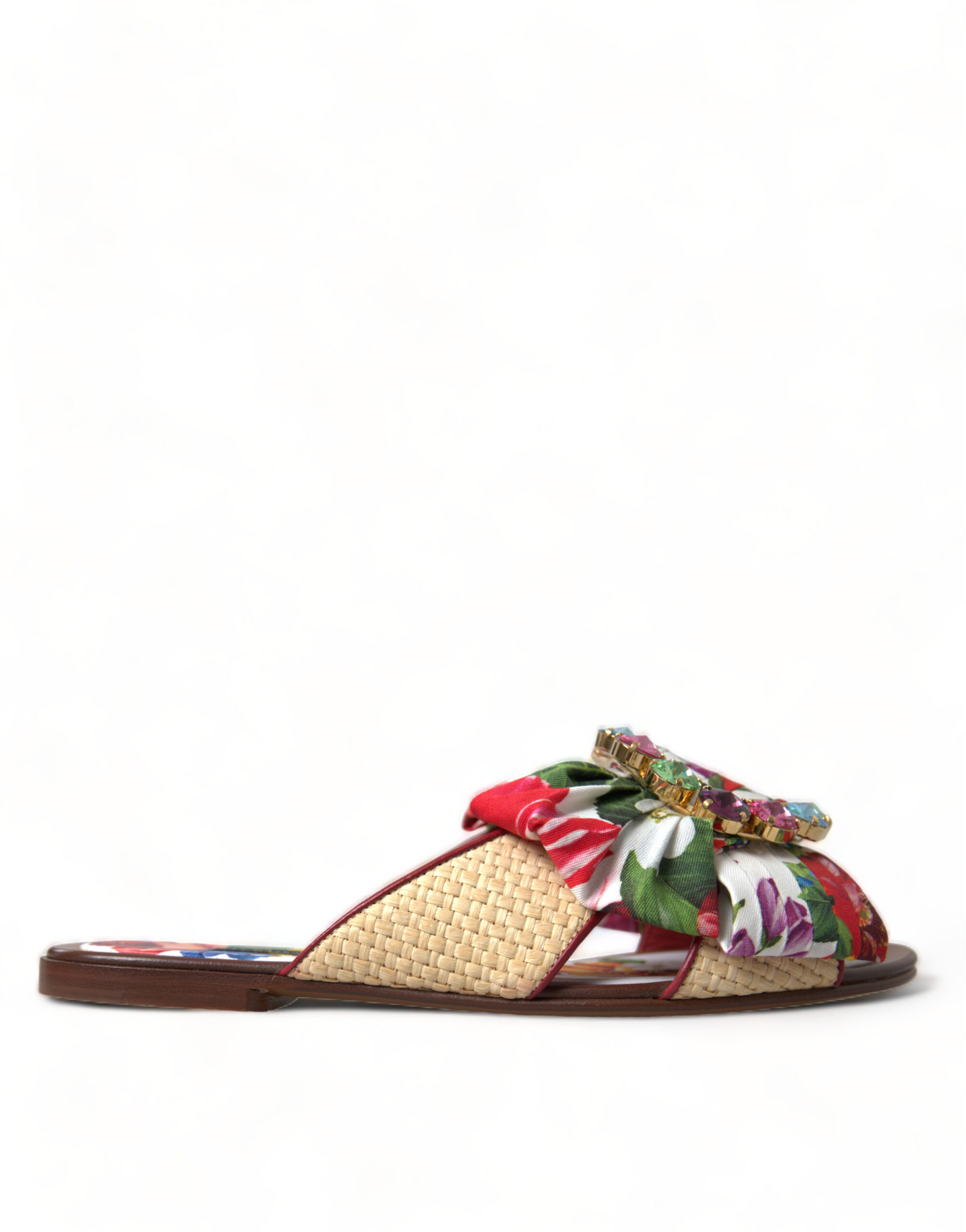 Floral Printed Open Toe Ankle Strap Block Heel Sandals | Allegra K