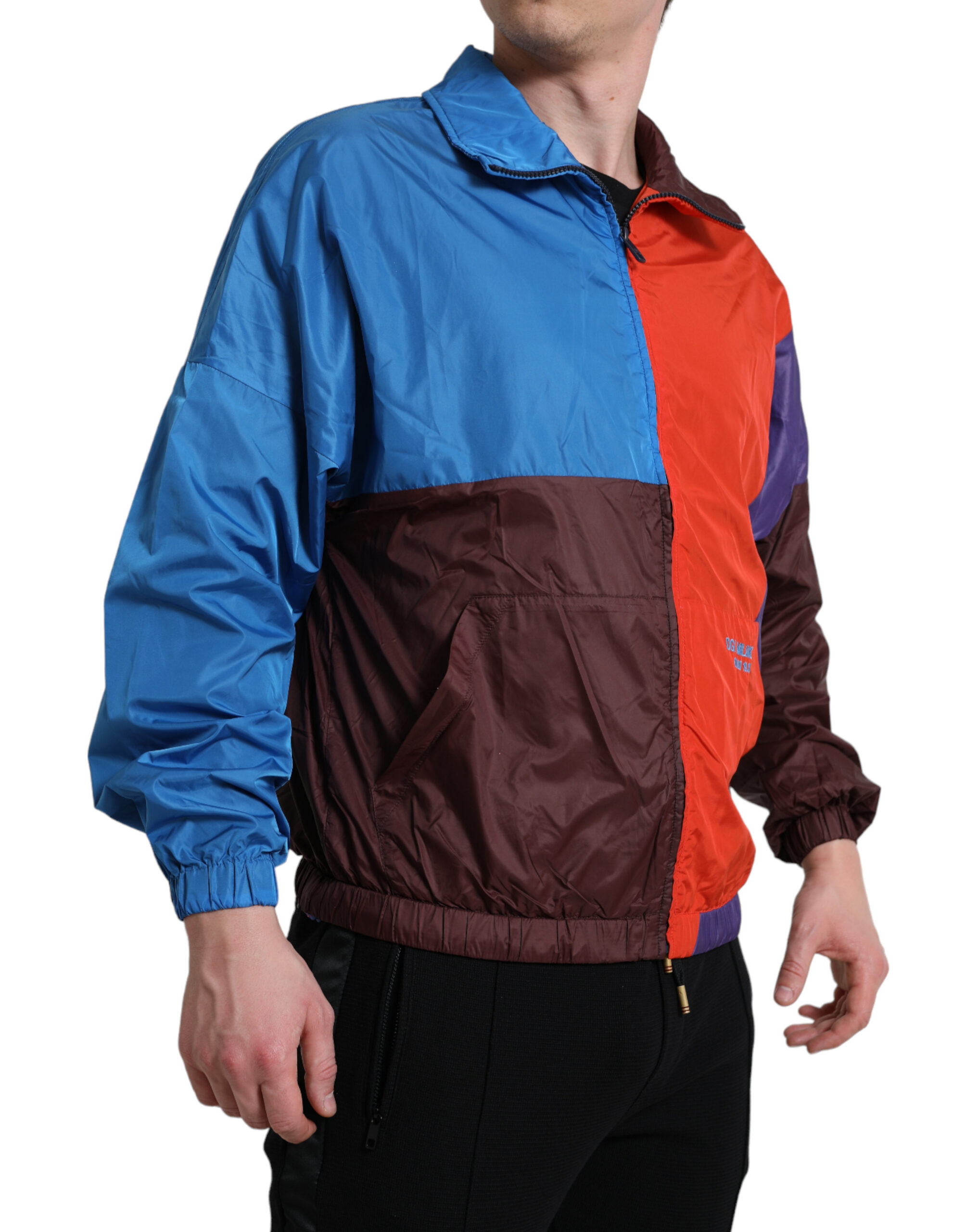 Multicolor windbreaker best sale