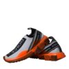 Dolce & Gabbana Black White Orange Slip On Sorrento Sneakers Shoes - Image 7