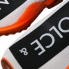 Dolce & Gabbana Black White Orange Slip On Sorrento Sneakers Shoes - Image 8