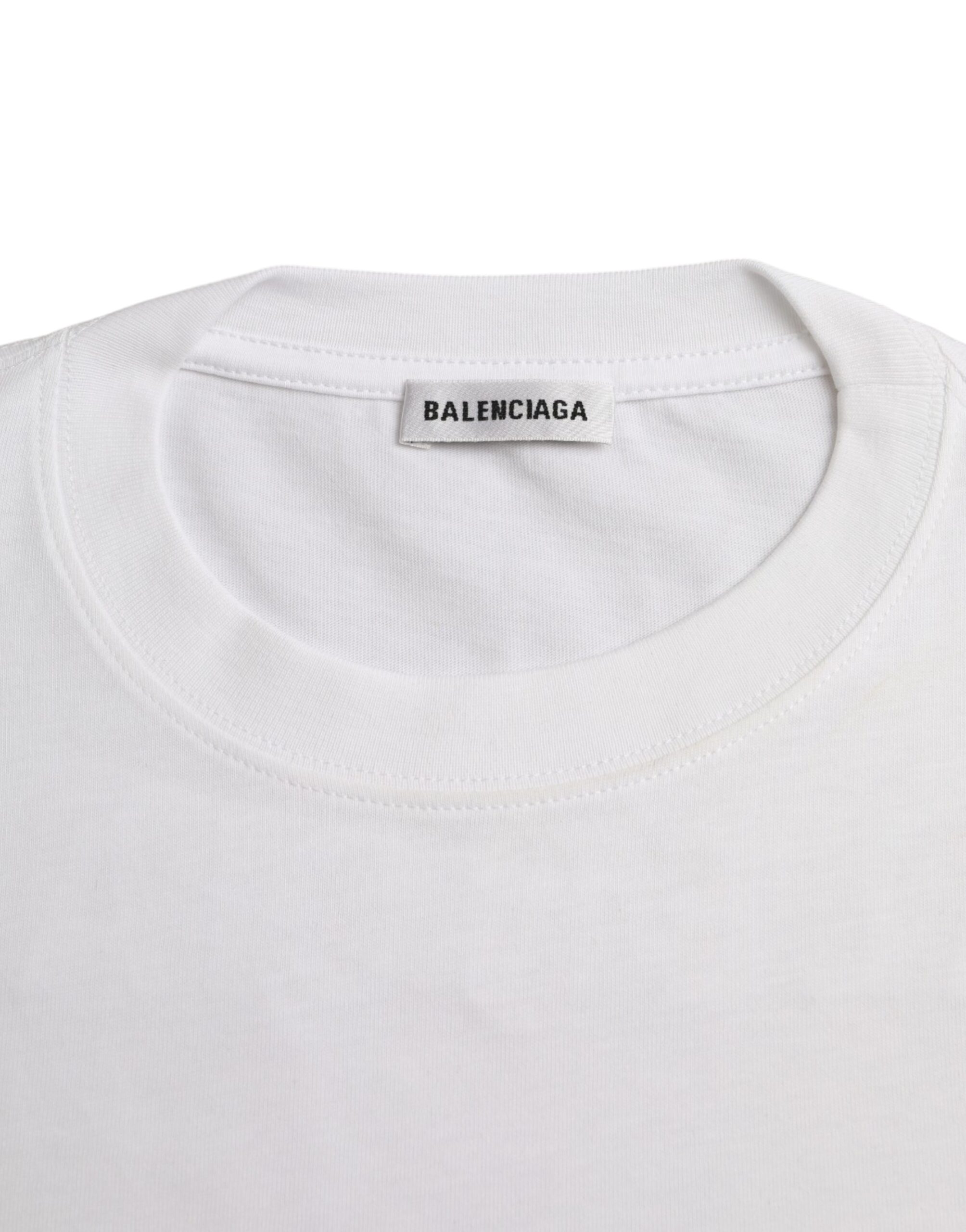 Balenciaga plain white t shirt hotsell