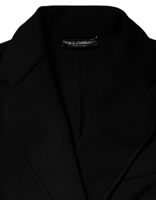 Dolce & Gabbana Black Viscose Single Breasted Blazer Jacket - Image 7