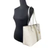 Michael Kors Sheila Large Tote Purse Bag Pale Gold - Image 3