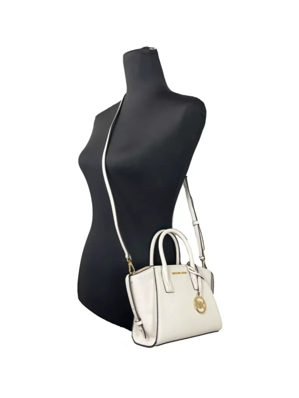 Michael Kors Avril XS Cream Satchel Crossbody Bag Purse - Image 3