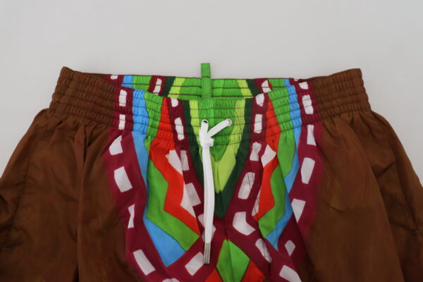 Dsquared² Exclusive Multicolor Printed Swim Shorts - Image 4