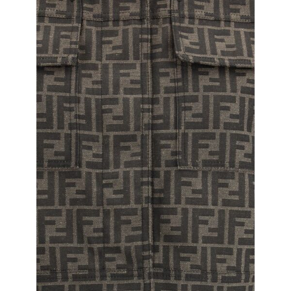 Fendi FF logo cropped Jacket - Image 3
